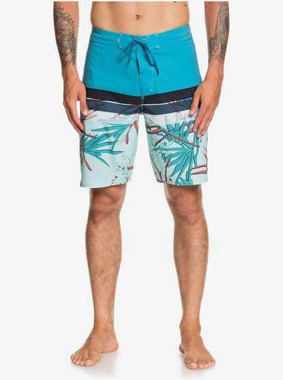 Quiksilver Mens Highline Jungle Vision 19 Boardshort Swim Trunk