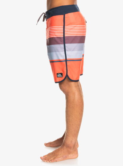 Mens striped hot sale board shorts