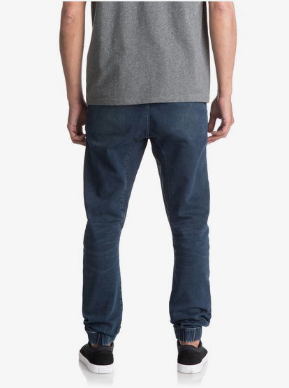 slim fit denim joggers