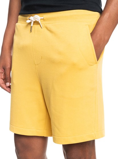 Mens yellow sale sweat shorts