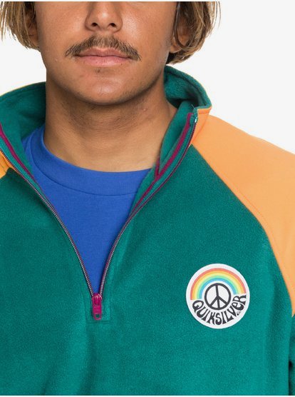 Pierre Cardin Jers/éi para Hombre con Cuello Alto Acanalado /¼ Cremallera Panel de Color de Contraste