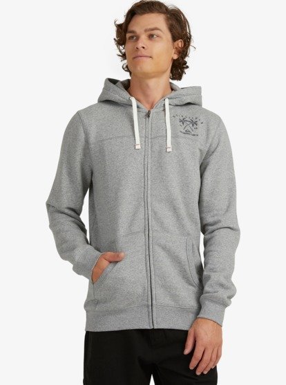 Mens Les Tamaris Zip-Up Hoodie | Quiksilver