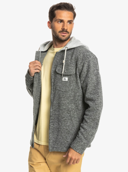 Super Swell Hooded Fleece Zip-Up Jacket | Quiksilver