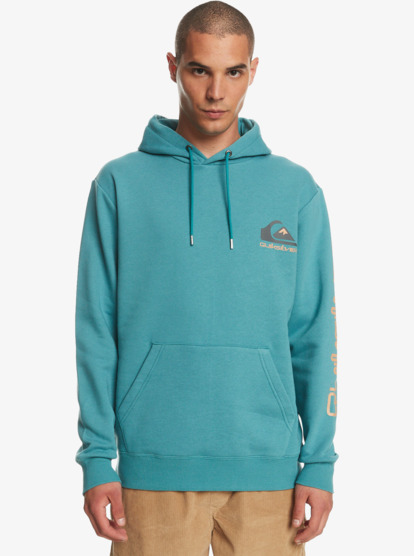 Omni Logo Hood Fleece Top Pullover | Quiksilver