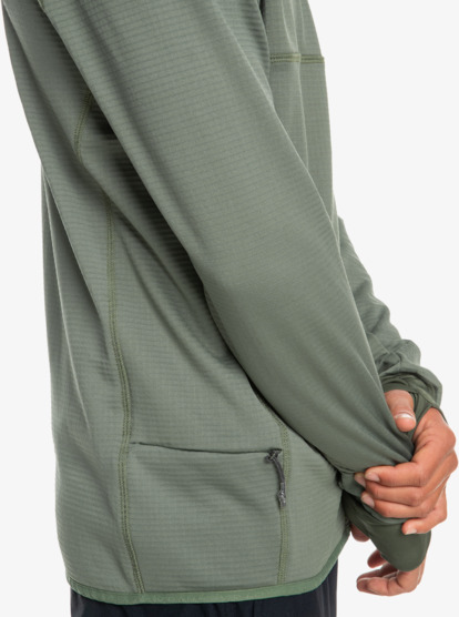 Steep Point - Technical Zip-Up Training Fleece for Men  EQYFT04852