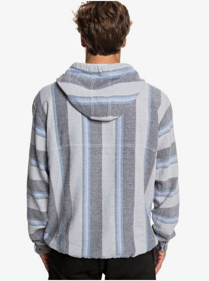 Neo Blue - Flannel Hoodie for Men 