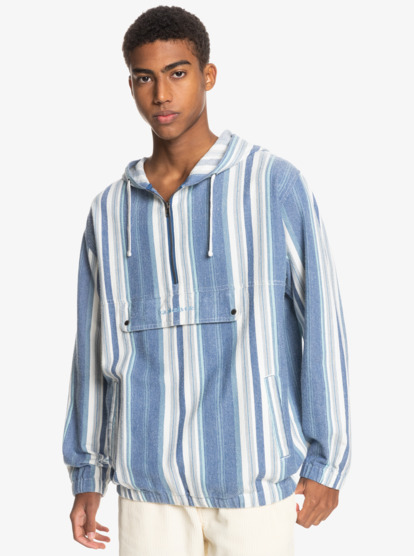 Neo Blue - Twill Anorak for Men  EQYJK03647