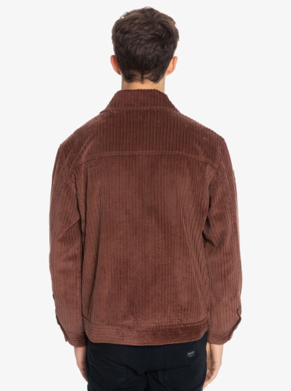 Mens corduroy hot sale zip jacket