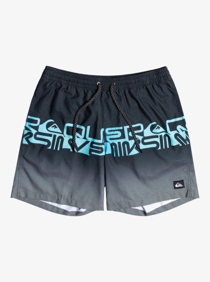 Quiksilver Wordblock Volley Shorts - Black Male L