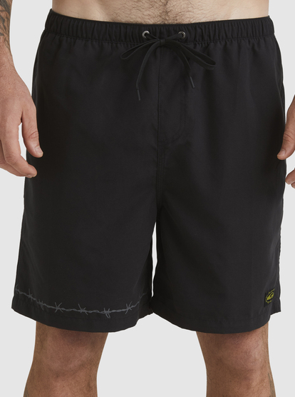 Mens black short deals swim shorts