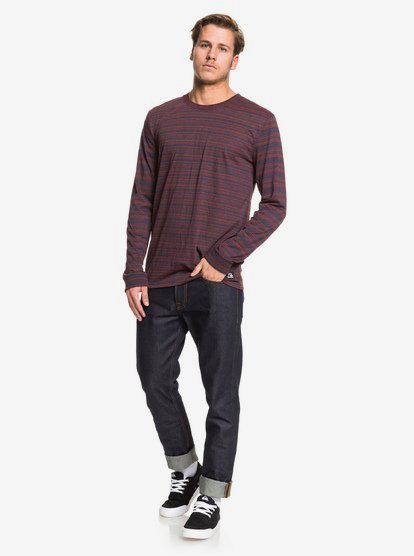 Quiksilver Mens Shakka Long Sleeve T-Shirt for Men Long Sleeve Tee