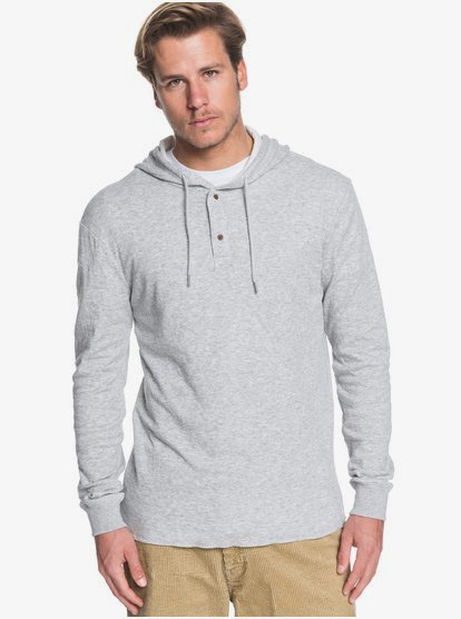 hooded long sleeve top