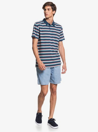 Coreky Mate Short Sleeve Polo Shirt Eqykt03973 Quiksilver