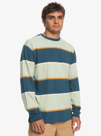 Mens striped long sleeve t clearance shirt