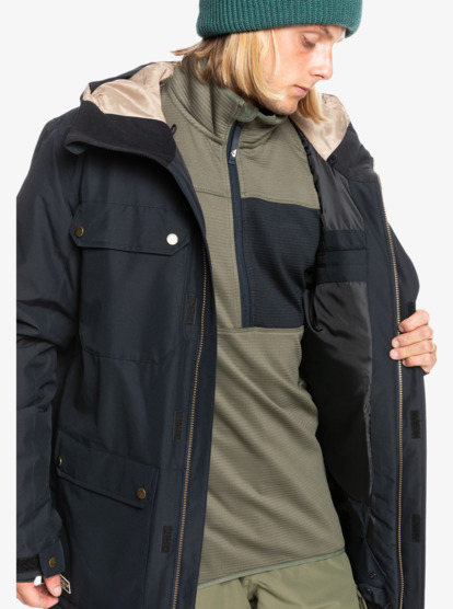 quiksilver men's raft snow jacket