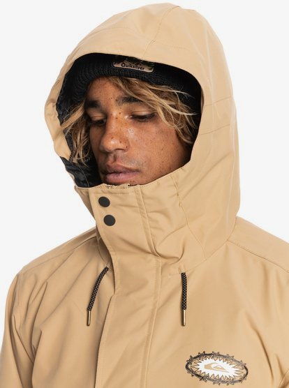 In The Hood Shell Tan Snow Jacket