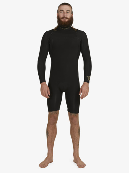 2/2mm Everyday Sessions - Long Sleeve Chest Zip Springsuit for Men  EQYW403019