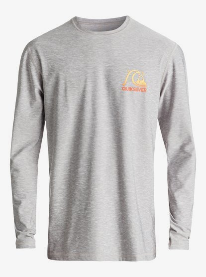 Quiksilver Mens Heritage Ls Long Sleeve Rashguard Surf Shirt