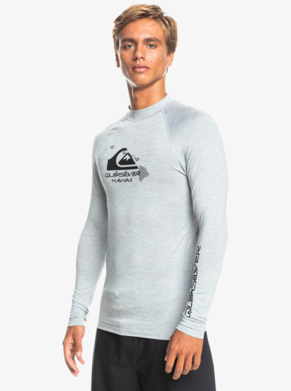 Aloha Time - Long Sleeve UPF 50 Rash Vest for Young Men  EQYWR03377