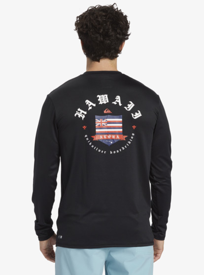 Hawaii Royalty UPF 50 Long Sleeve Surf Tee | Quiksilver