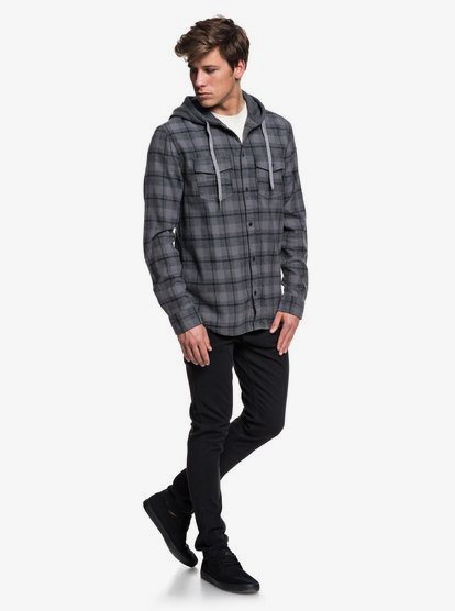 Snap Up Flannel Long Sleeve Shirt