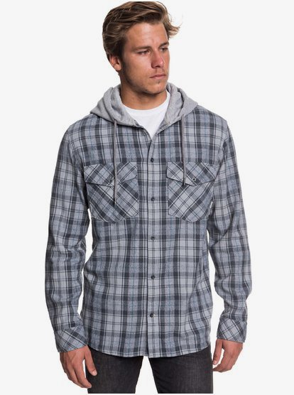 quiksilver hooded shirt