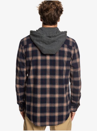 quiksilver flannel hoodie