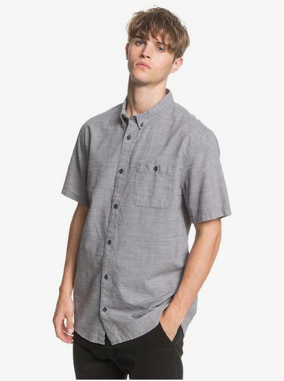 quiksilver short sleeve button down shirts