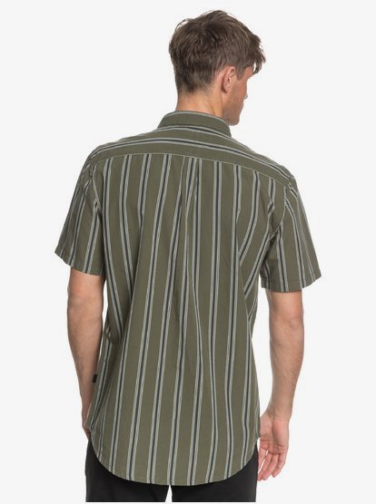quiksilver striped shirt