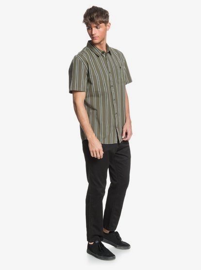 quiksilver striped shirt