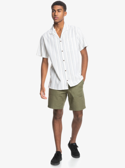 quiksilver striped shirt