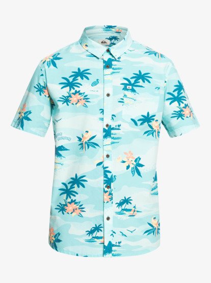 quiksilver short sleeve button down shirts