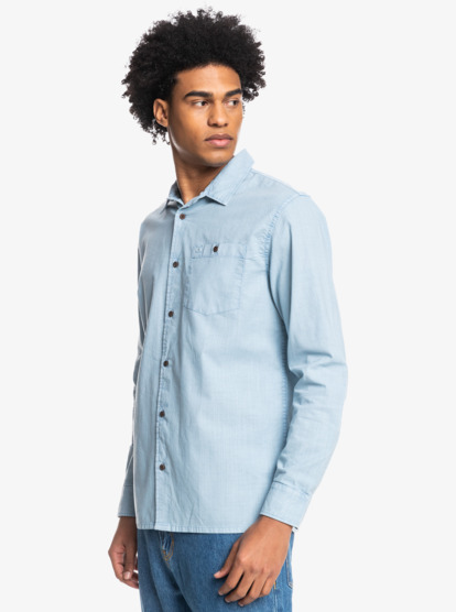 Mens longline denim clearance shirt