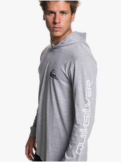 Quiksilver Boy's Vice Versa Long Sleeve Hooded Tee Size 5 A20 