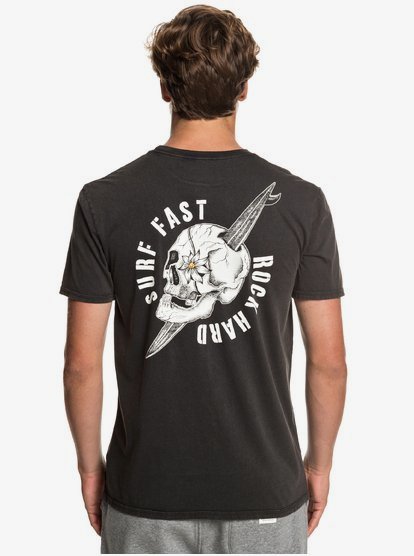 quiksilver skull t shirt