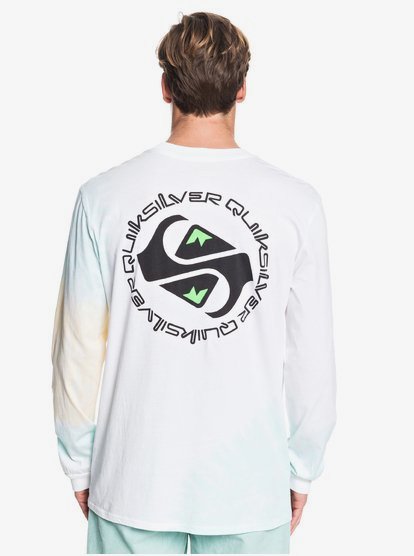 Quiksilver Mens Omni Logo Long Sleeve Screen Tee