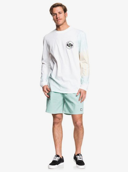 Quiksilver Mens Omni Logo Long Sleeve Screen Tee