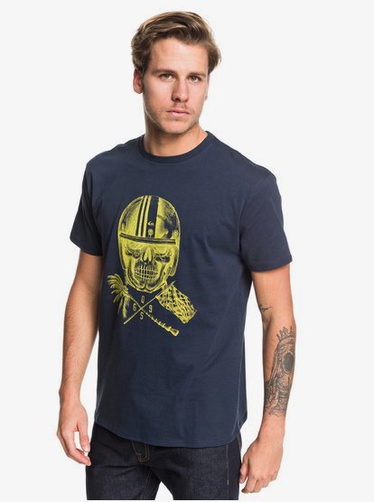 quiksilver skull t shirt