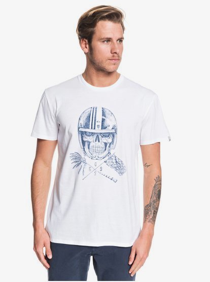 quiksilver skull t shirt