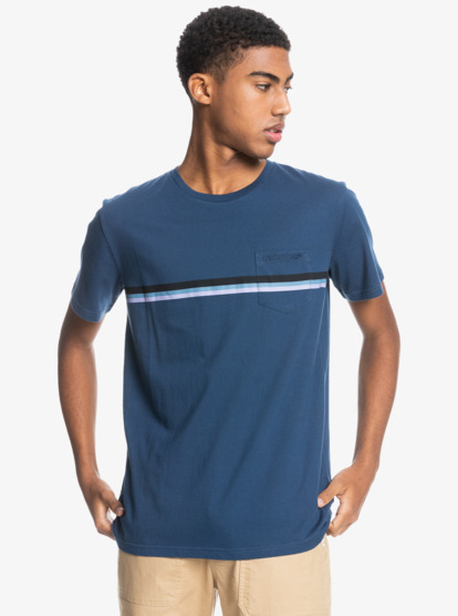 Basic Stripe Pocket T-Shirt EQYZT06438 