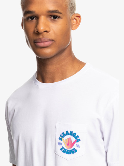 Quiksilver x Stranger Things White Claw - T-Shirt for Men EQYZT07178