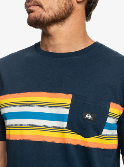 Surfadelica Stripe - Pocket T-Shirt for Men  EQYZT07245