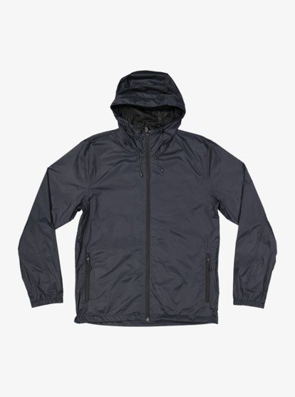 All black 2025 rain jacket