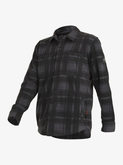 Men's button down hot sale fleece shirts