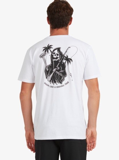 Mens Waterman Hook Line And Sinker T-Shirt | Quiksilver