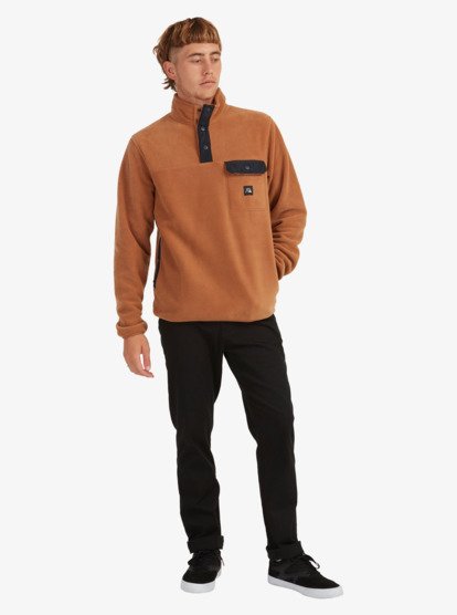 men's fleece hooded polo shirts