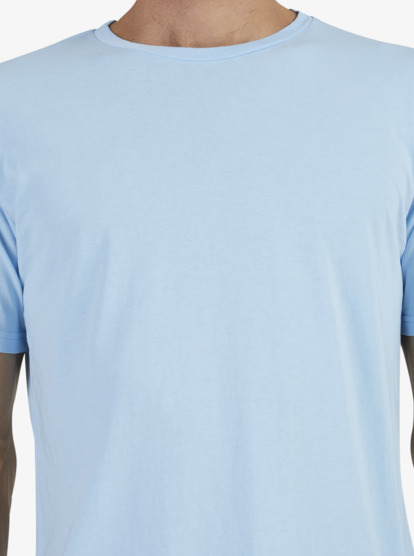 white and blue t shirt