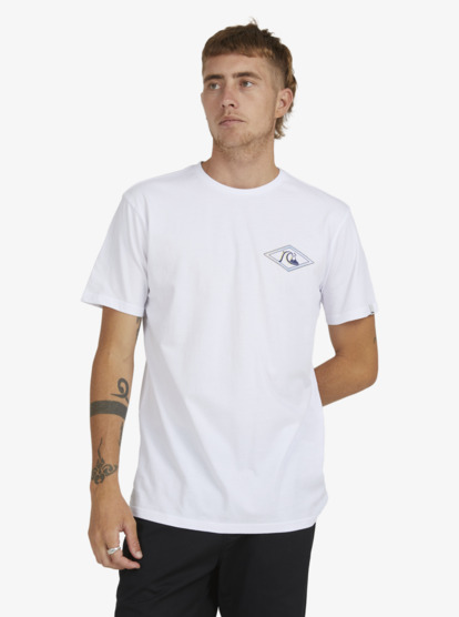 quiksilver white t shirt