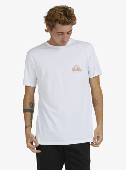 quiksilver white t shirt