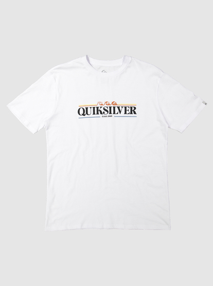 quiksilver white t shirt
